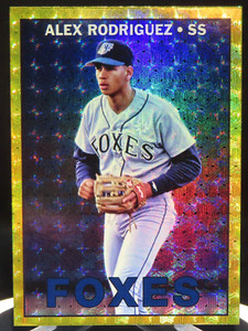 2023 Topps Pro Debut Alex Rodriguez FoilFractor #1/1 Yankees Foxes Super Clean