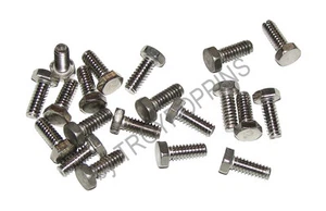 20-SS #10-24 x 1/2" HH TAPA DE CABEZA HEXAGONAL PERNOS MÁQUINA TORNILLOS 18-8 ACERO INOXIDABLE - Imagen 1 de 1