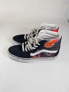 Vans Sk8-Hi Dark Aura Mens 6.5 Women's 8 High Top Navy Blue Sneakers Skate Shoes - Picture 1 of 8