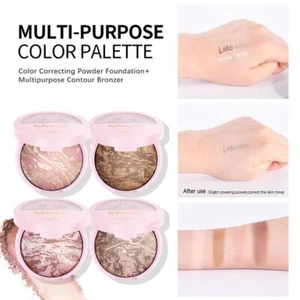 Oil Control Lighting Glow Baked Foundation Long-lasting & Waterproof Powder L1C2 - Picture 1 of 18