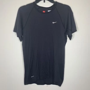 Nike Fit Womens L Black Short Sleeve Shirt - Picture 1 of 7