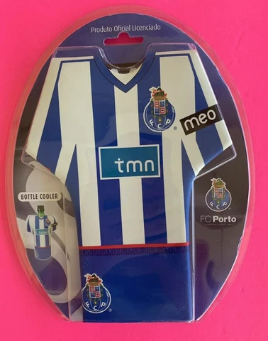 Fc Porto Bottle Cooler *Stripes* (Blue and White) Cover