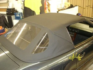 Mercedes Benz Cabrio Verdeck Scheibe polieren reinigen PVC Heckscheiben Politur  - Bild 1 von 4