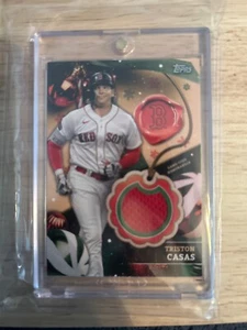 2024 Topps Holiday - Relics #RC-TC Triston Casas (MEM) - Foto 1 di 2