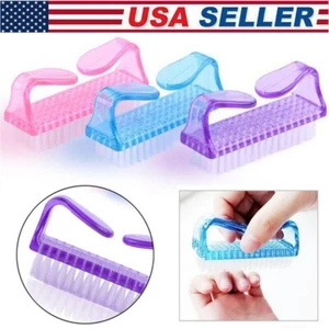 3pcs Handle Grip Nail Brush Fingernail Scrub Cleaning Brushes Fingernail Scrub - Picture 1 of 17