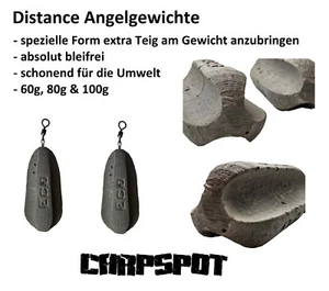 Distance Angelblei Grundblei Bleifrei Karpfenblei Wurfblei ECO Sinker Pasta Öko!