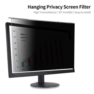 Filtro de pantalla de privacidad colgante de computadora anti UV para monitor de escritorio de 23-24"" Z6A7 - Imagen 1 de 12