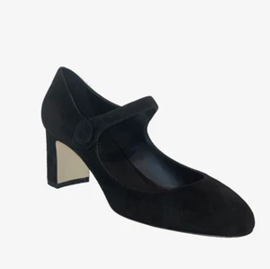 DOLCE & GABBANA Suede Leather Classic VALLY Mary Jane Pumps - Size 37.5/7M -$930 - Picture 1 of 12