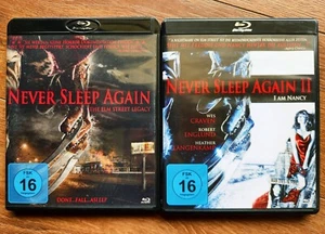 Never Sleep Again + Never Sleep Again II: I Am Nancy (2 Bluray Set) HTF OOP - Picture 1 of 10