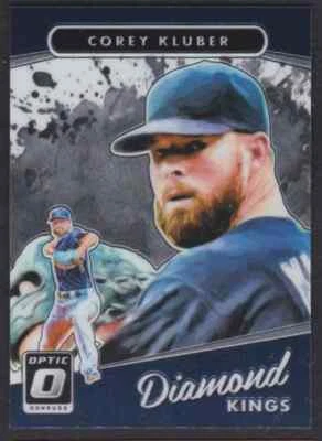 2017 DONRUSS OPTIC DIAMOND KINGS COREY KLUBER CLEVELAND INDIANS #8 - Image 1 of 2
