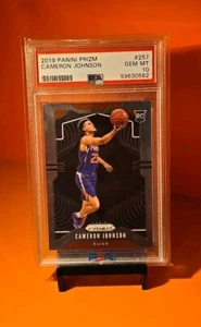 2019-20 Panini Prizm Cameron Johnson RC Rookie #257 PSA 10 GEM MINT - Picture 1 of 2