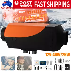 12-24V 2KW Diesel Air Heater Bluetooth APP +LCD Thermostat Caravan Motorhome RV - Picture 1 of 13