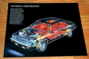 1984 CADILLAC CIMARRON ORIGINAL DEALER ADVERTISEMENT PRINT AD 84 - Picture 1 of 1