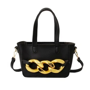 Tragetasche für Damen golddicke Kette Umhängetasche Schultertaschen Luxus Zubehör - Bild 1 von 18