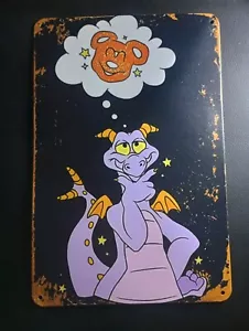 Letrero de metal soñando con Mickey Pretzels figura dibujos animados arte de pared habitación estética - Imagen 1 de 1