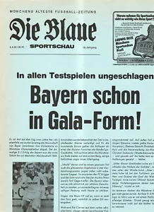 BL 81/82 FC Bayern München-Bayer 04 Leverkusen (Blaue) - Bild 1 von 1