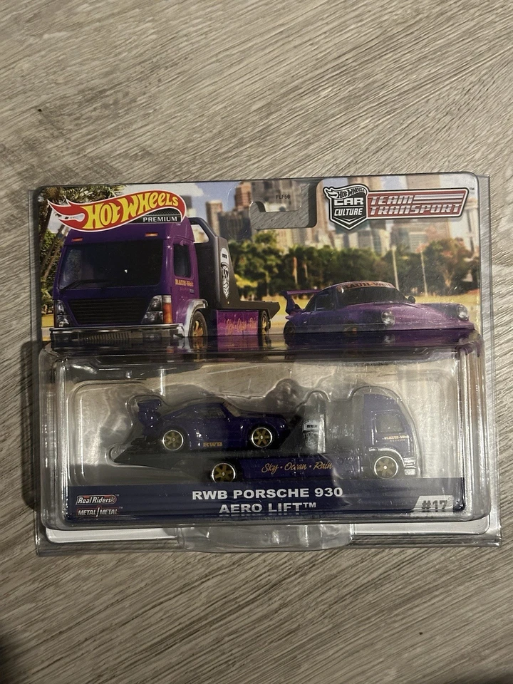 Hot Wheels Premium Team Transport 17 RWB PORSCHE 930 AERO LIFT Real Riders - Image 1 of 1