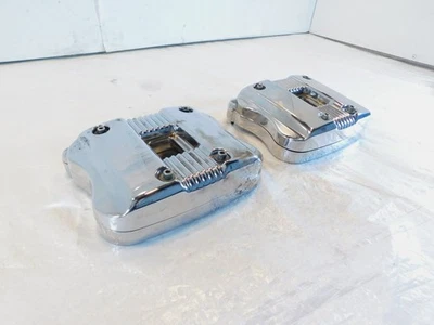 Harley Davidson Sportster 883 & 1200 Chrome Cylinder Head Cover Rocker Boxes - Image 1 of 4