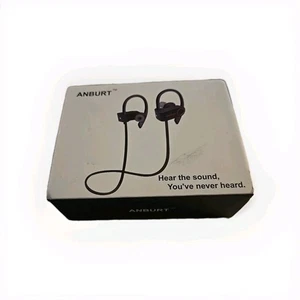 Anburt 4.1 Wireless Earbuds, Rauschunterdrückung, IPX-7 wasserdicht schweißfest, schwarz - Bild 1 von 5