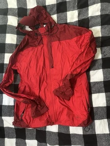 REI Regenjacke Rot Full Zip Wasserdicht Herren Large - Bild 1 von 7