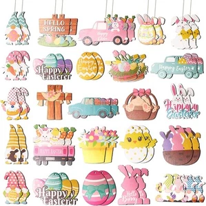 50 Pieces Easter Ornaments for Tree Spring Hanging Egg... - Picture 1 of 7