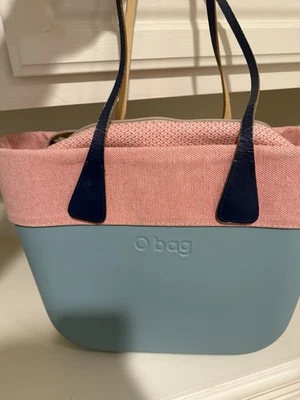 Obag O Bag Sage Teal Handbag Italy With Paisley Dust bag - Image 1 of 4