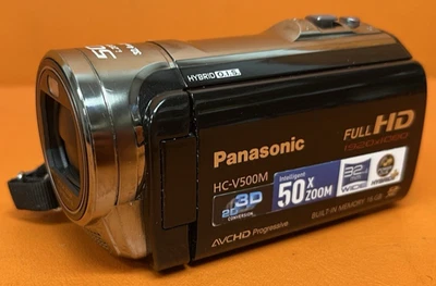 Panasonic HC-V500M 16GB Full HD Video Camcorder *No Battery or SD Card Included - Image 1 of 4