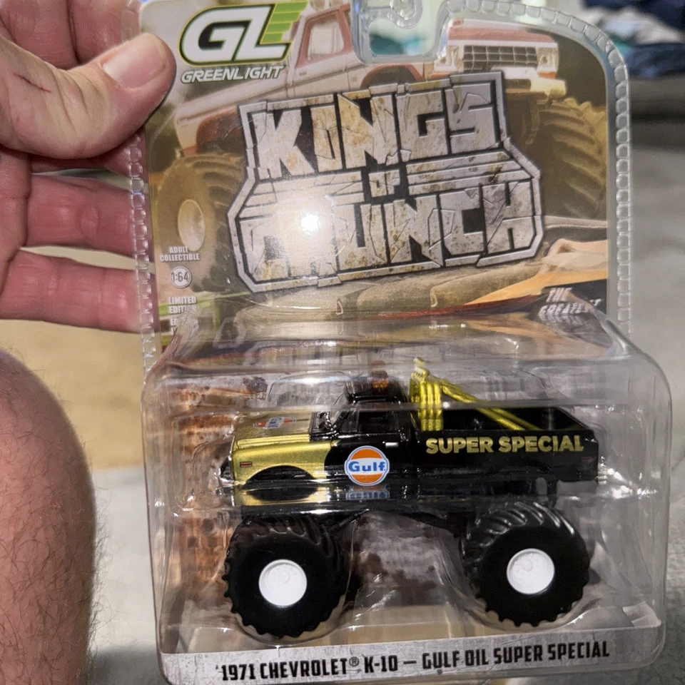 Greenlight King of Crunch 1979 Ford F-250 Monster Truck 1/64 Chas 49010e Serie 1