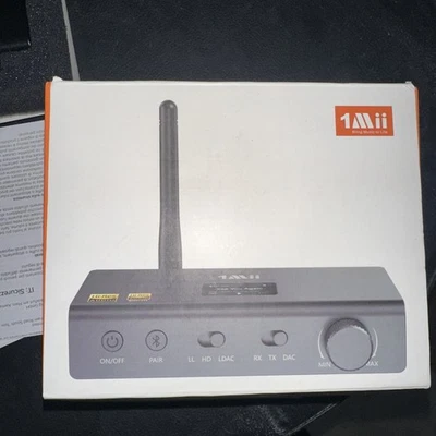 Adaptador receptor transmisor Bluetooth HiFi 1Mii DS700 LDAC AptX HD Hi-Res DAC Foto 1 de 4
