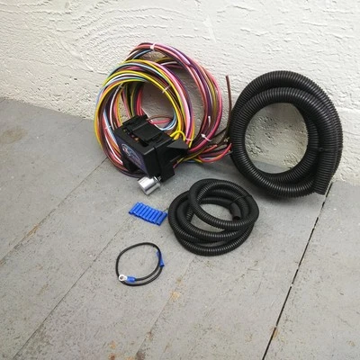 Arnés de cables de 8 circuitos para camioneta Chevrolet 1960-1972 se adapta a fusible compacto indoloro Foto 1 de 4