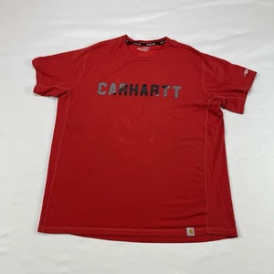 Carhartt Force Relaxed Fit Rot T-Shirt Herren Größe Large Tk5203-M - Bild 1 von 12