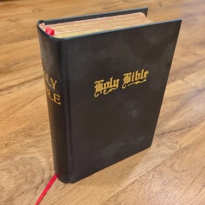 1895 Self Pronouncing Sunday School Teachers HOLY BIBLE REBOUND - Imagen 1 de 9