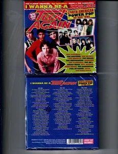 I WANNA BE A TEEN AGAIN: US POWER POP 80-89 -VAR(3CD) NEW *78 TRACKS* - Picture 1 of 4