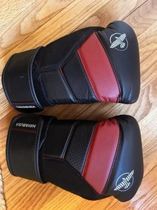 Hayabusa Tokushu 16oz Boxing MMA Bag Sparring Gloves Red Black Read De - Picture 1 of 3