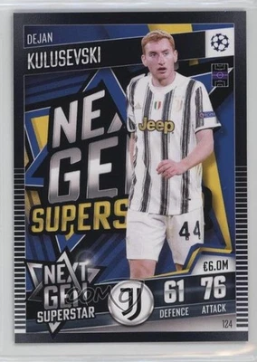 2020-21 Topps Match Attax 101 Next Gen Superstar Dejan Kulusevski #124 - Image 1 of 2