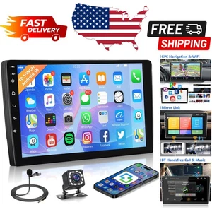 All-in-One Android 15 Car Audio System: 10.1-Inch, Bluetooth & Dual Navigation - Picture 1 of 11