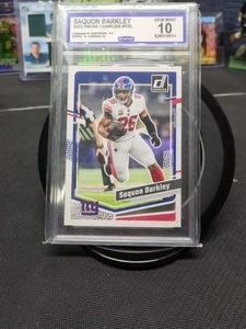 2023 Panini Donruss - #225 Saquon Barkley GEM MINT 10! - Picture 1 of 7