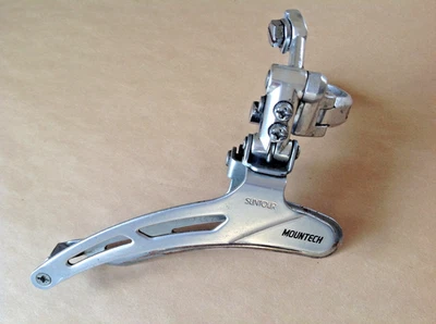 Vintage Suntour Mountech Front Derailleur Clamp On 28.6mm Triple Japan Road MTB - Image 1 of 4