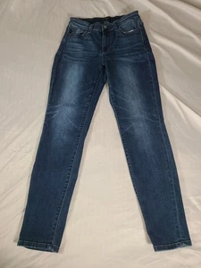 Judy Blue Jeans Slim Fit 5/27 Damen Medium Wash Blau Denim Stretch - Bild 1 von 11