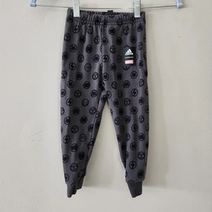 Pantalones deportivos Adidas Marvel Spiderman grises para niños pequeños 2T - Imagen 1 de 4