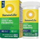 Renew Life Ultimate Flora Adult 50+ Probiotic 30 Billion CFU 30 Capsules