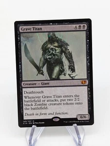 Grave Titan Commander 2014 NM Black Mythic Rare MAGIC GATHERING CARD - Picture 1 of 11