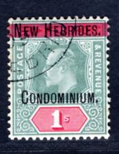 NEW HEBRIDES 1908 Yvert 14 Stamped SHILLING VALUE (I3074