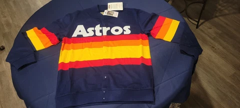 Mitchell and Ness Authentic 1986 Houston Astros Sweater 2XL Cover