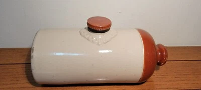 ANTIQUE / VINTAGE STONE WARE ,POTTERY FOOT WARMER/BED WARMER BOURENE - Image 1 of 4
