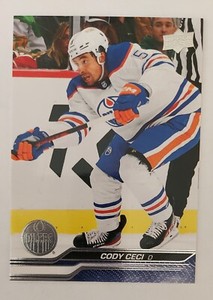 2023-24 Upper Deck Series 1 Base #70 Cody Ceci Edmonton Oilers