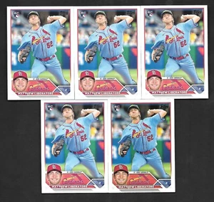 (5X) 2023 Topps Serie 1 MATTHEW LIBERATORE RC5 Lote de Tarjetas -ST LOUIS CARDINAL- #52 - Imagen 1 de 1