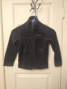 Colombia Sportwear Black Fleece Full Zip Jacket Youth Size XXS (4-5). - Picture 1 of 6