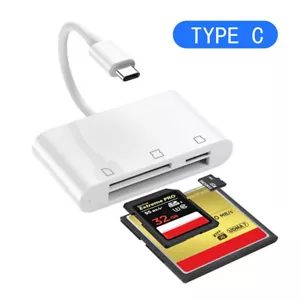 Lecteur de carte de type C SD TF CF USB disque flash souris adaptateur OTG pour Xiaomi Samsung - Photo 1 sur 17