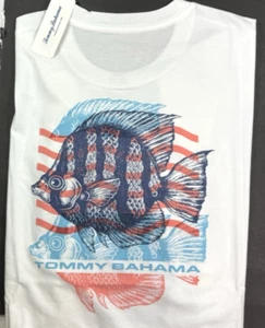 Tommy Bahama Hombre Gráfico T/Blanco/Pesca - SOFISHTICATION - Imagen 1 de 9
